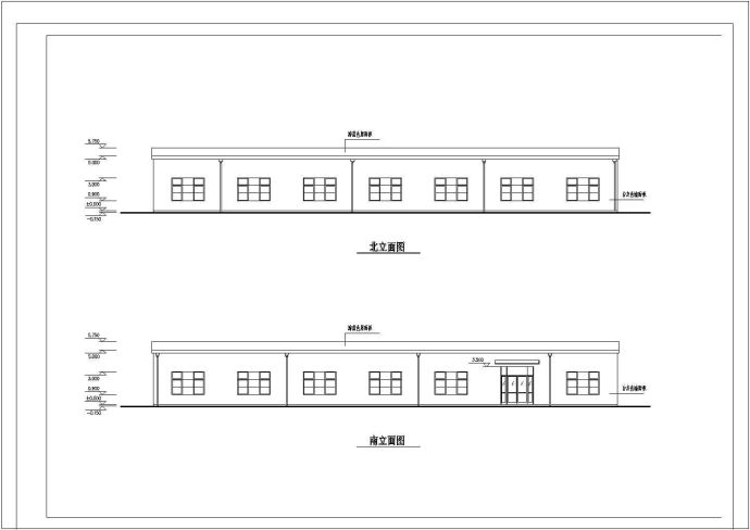 某单层1293平米排架结构卫浴制品公司食堂设计cad建施图（含设计说明，含结构设计）_图1