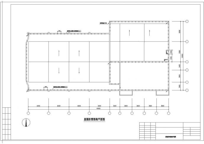 某二层食堂电气设计施工平面图_图1