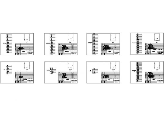 某档案馆配电工程配电箱设计cad全套电气原理图（标注详细）_图1
