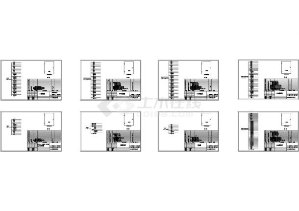 某档案馆配电工程配电箱设计cad全套电气原理图（标注详细）-图二