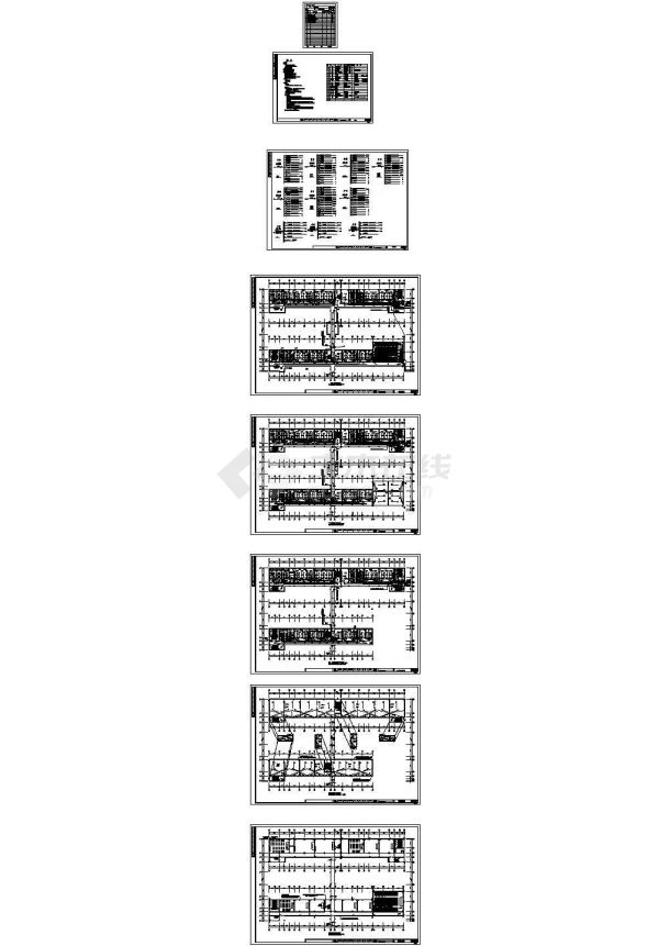 浙江某小学四层教学楼建筑强电施工图纸-图二