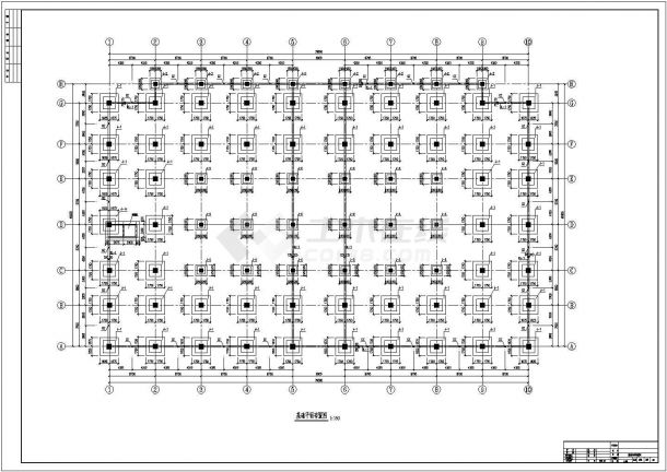 [陕西]地上二层钢网架结构农贸市场结构施工图-图二
