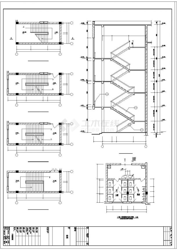 某欧式综合楼建筑设计方案CAD图纸-图一