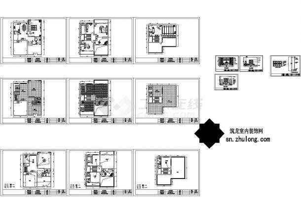 中式风格三层别墅装修图-图二