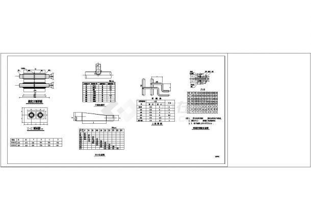 大型住宅社区热力管网设计cad施工图纸-图二