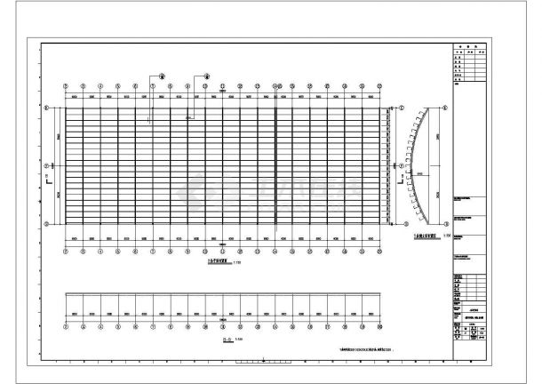 新疆某农贸市场钢结构设计图-图二
