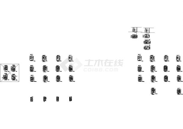 杭州欧式精装样板房装修设计施工图-图一