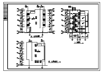 别墅设计_某局部四层框架结构私人别墅建筑施工cad图(带效果图)-图二