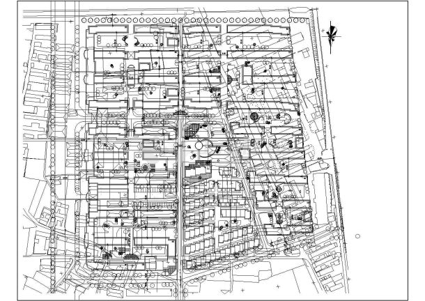 天津市新宛小区设计规划方案cad图纸，共一份资料-图二