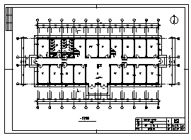 某市某五层框架结构学生公寓楼建筑结构施工cad图(含计算书)-图一