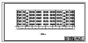 某五层高校宿舍楼建筑结构施工cad图(含计算书)-图一