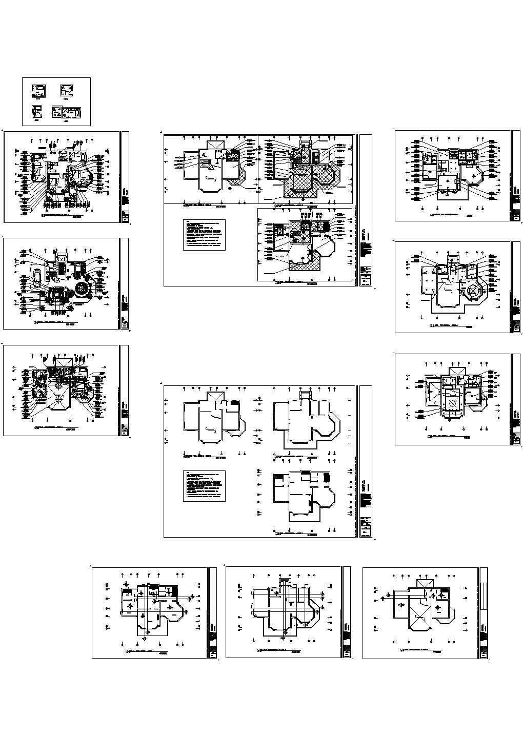 千岛湖A型1-3层别墅设计图