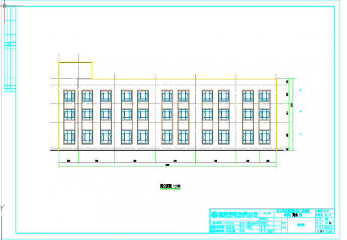 某地多层框架结构商场建筑施工图_图1