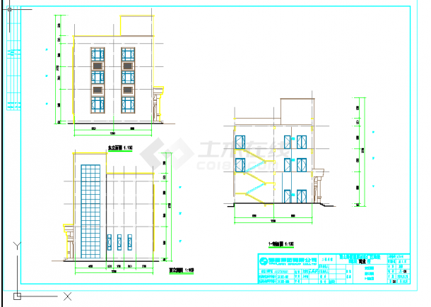 某地多层框架结构商场建筑施工图-图二