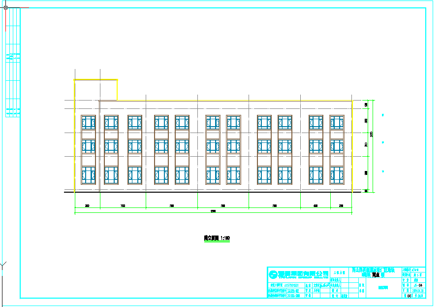 某地多层框架结构商场建筑施工图
