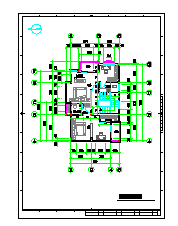 一套完整的农村自建房小洋楼别墅设计cad施工图纸（甲级院设计）-图二