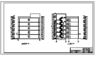 某市五层框架结构教师公寓楼建筑结构施工cad图(含计算书)-图一