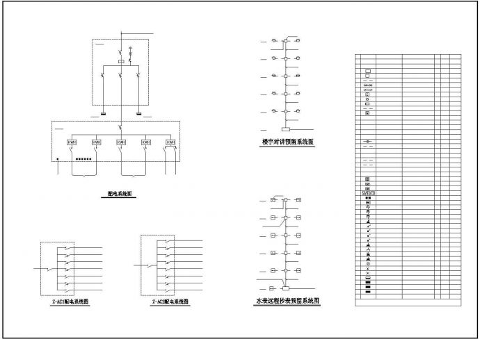 完整版CAD住宅楼电气平面图_图1