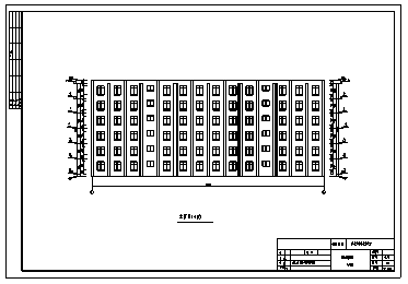 某六层框架结构中学学生宿舍建筑施工cad图(含计算书，结构图)-图二