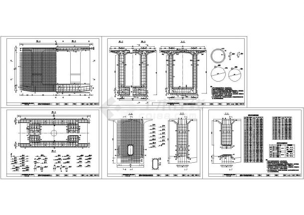 重庆市轨道交通三号线一期工程某特大桥全套设计施工图纸-图一