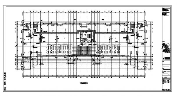 5层钢混框架结构大学图书馆建筑结构施工图（含效果图）-图二