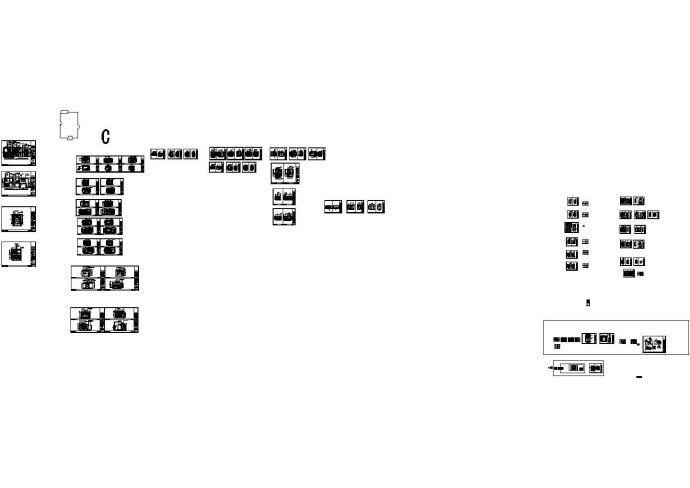 广东三层美式新古典别墅样板房装修图纸_图1