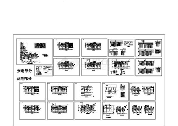 某宾馆配电设计CAD图纸-图二