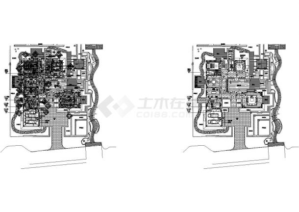  Decoration drawing of double deck model villa of an ecological manor in Guangdong - Figure 1