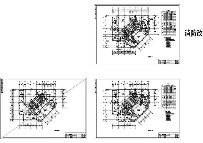 五层平面图纸(F10建筑施工图)_图1