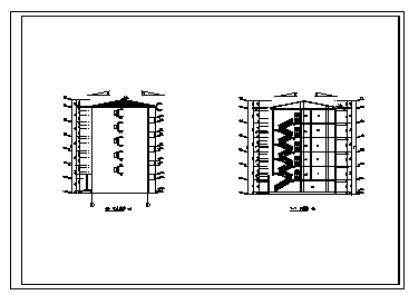 某市五层框架结构凤苑小区住宅楼全套建筑施工cad图(含计算书)-图二