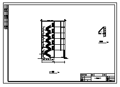 某市某五层房地产商住楼建筑施工cad图(含计算书，毕业设计)-图二