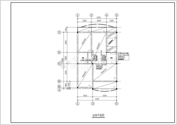 某三层新农村自建房施工图设计（另含阁楼层）-图一