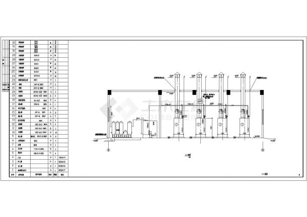 【南京】某高校蒸汽锅炉房设计施工CAD图（食堂和开水房提供所需）-图一