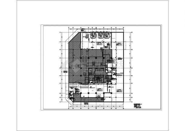 [广西]旧房改造工程高层住宅楼给排水消防施工图（太阳能热水系统 气体灭火）cad图纸设计-图二