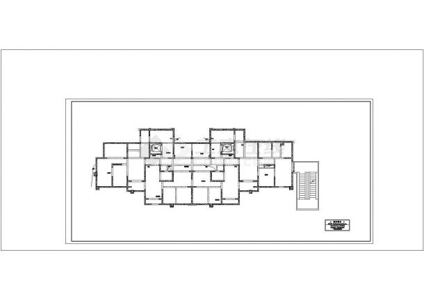 [河南]3万平高层商住楼给排水消防施工图（雨水 收集利用）cad图纸设计-图一