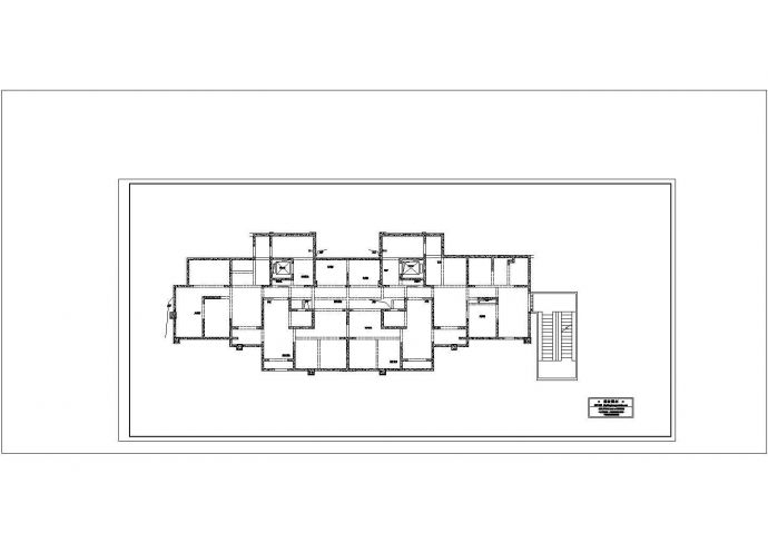 [河南]3万平高层商住楼给排水消防施工图（雨水 收集利用）cad图纸设计_图1