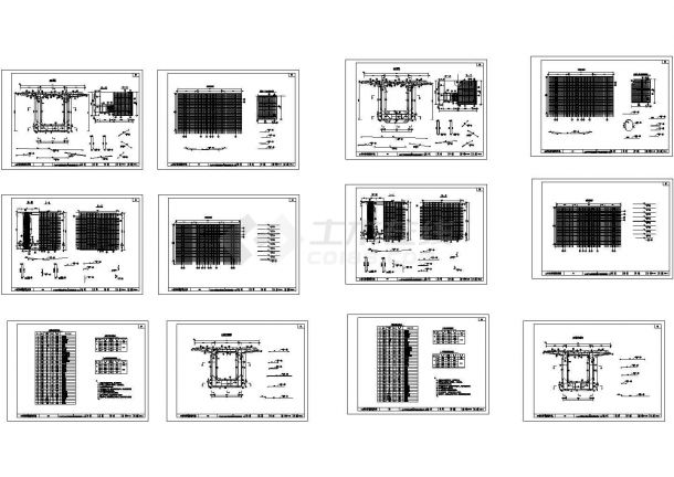 75+3x130+75连续刚构箱梁桥全套设计施工图（205页省级大院）-图二