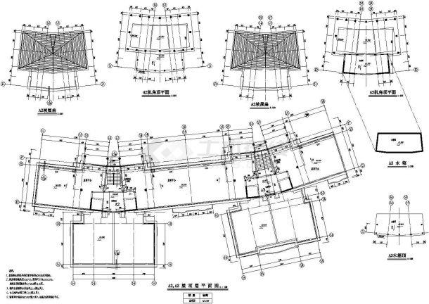 南方某高层住宅小区CAD建筑施工图（A栋1）-图一