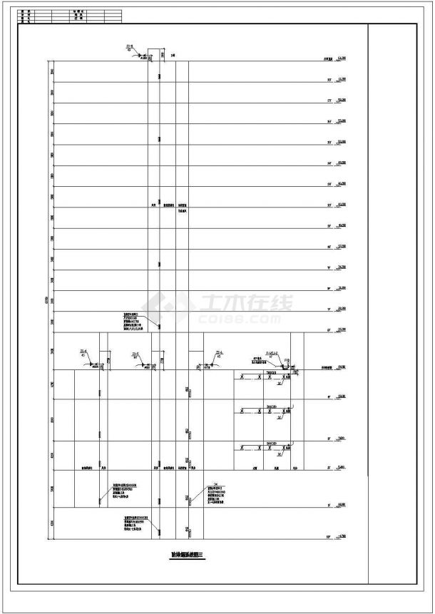 综合性商场空调通风排烟系统设计cad施工图-图二