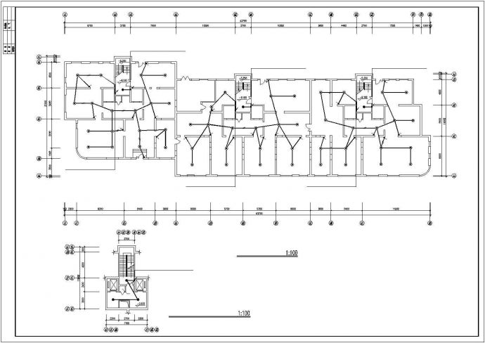 某高层住宅电气CAD施工图_图1