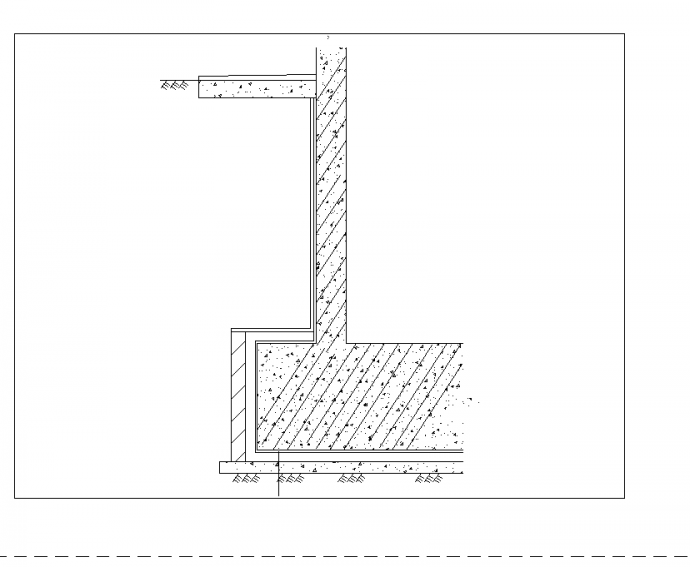 某大型商场地下室地下防水节点详图_图1