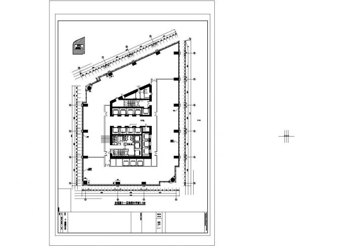 [江苏]67层商业楼给排水施工图（气体灭火系统）cad图纸设计_图1