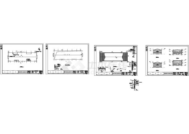 厂房设计_[北京通洲]某7.5米单层厂房建筑设计cad方案施工图-图一