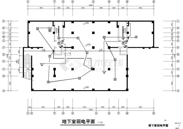 十一层住宅楼电气CAD施工图-图一