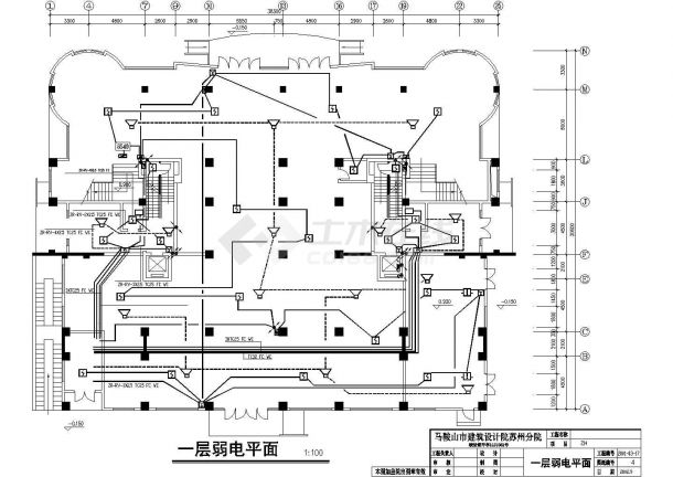十一层住宅楼电气CAD施工图-图二