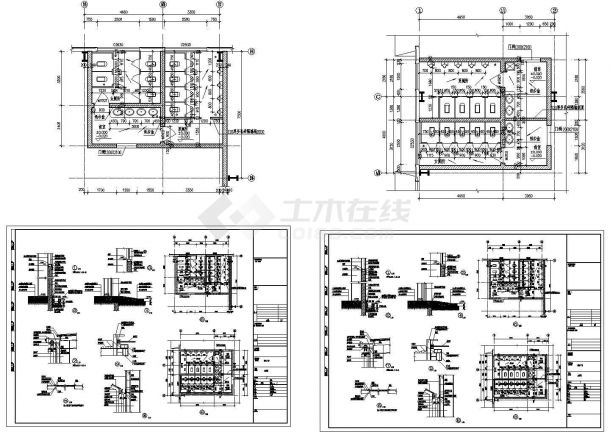 厂房设计_[上海]某16443.11平方米单层厂房建筑设计cad施工图-图一