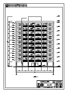某市十层框剪结构住宅楼全套建筑结构施工cad图(含计算书)