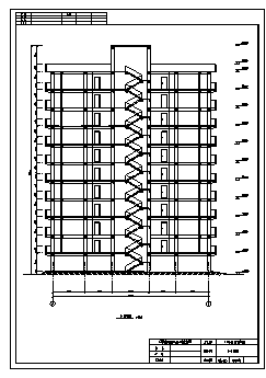 某市十一层剪力墙结构豪华公寓建筑结构施工cad图(含计算书，毕业设计)-图二