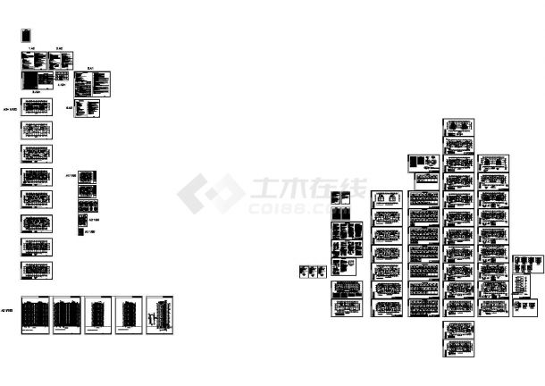 地下2层地上18层剪力墙公馆结构施工图CAD-图一