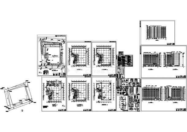 厂房设计_[珠海]某十层厂房建筑设计施工图纸-图一